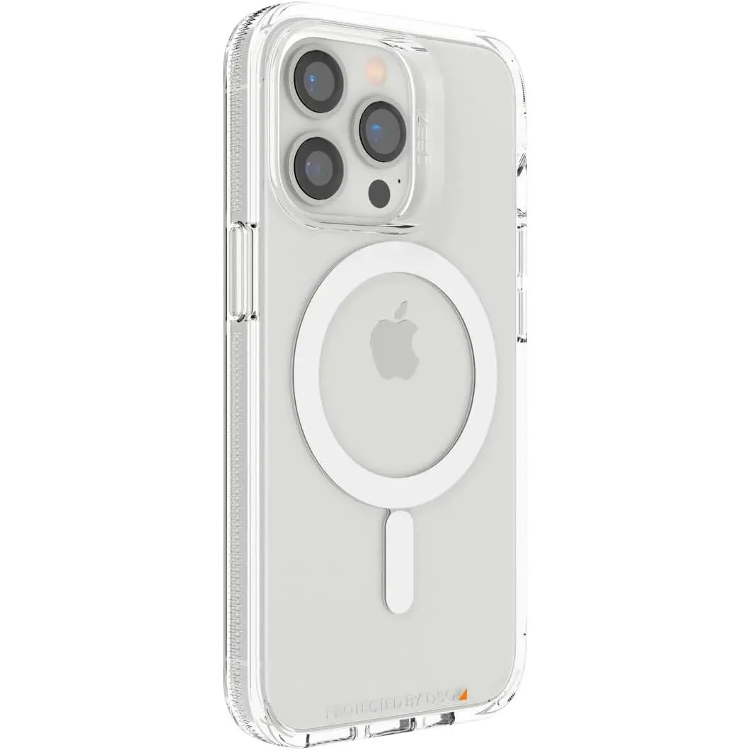 ZAGG Gear4 Crystal Palace Snap Case - Crystal Clear Impact Protection with MagSafe Compatibility for Apple iPhone 13 Pro - Clear 702008200