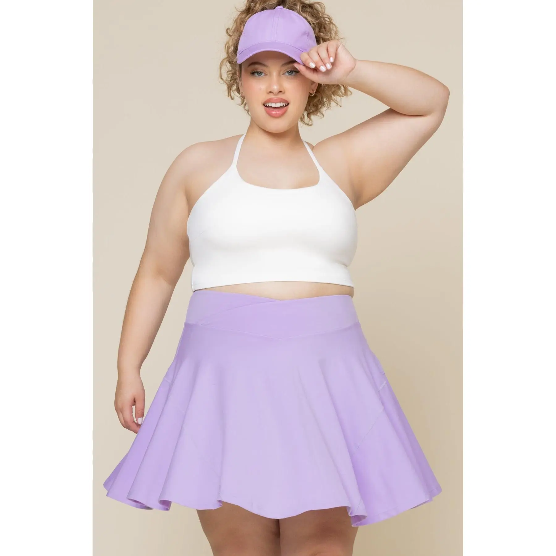 Crisscross Hourglass® Twirl Skort (Longer) - Digital Lavender