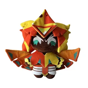 New In Stock Cookie Run: Kingdom Shadow Milk Cookie Anime Figure Plush Toys 25cm Shadow Milk Cookie Doll Custom Toys Kids Gift