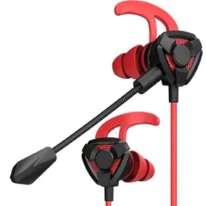 G9 Tactical Wired Gaming Earphones with Detachable Dual Microphone - 3D Stereo Surround Sound In-Ear Headset - Noise Cancelling Earbuds for Mobile Gaming, PS5, Xbox, PC, Switch - Available From p79Supply