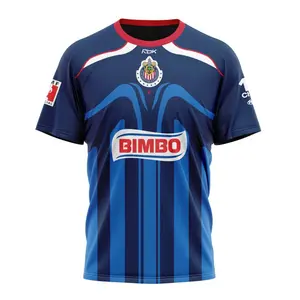 LIGA MX Chivas Guadalajara Shirt 3D Retro 2006 Away Kits All Over Print T-Shirt