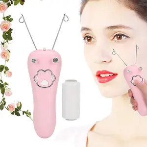 Cotton Thread Facial Hair Removal Device, Wireless Electric Threading Epilator, USB Rechargeable Hair Removal Machine for Face & Body, Facial Hair Remover, Hair Removal Tool