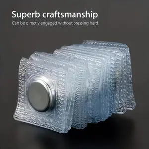 [Magnetic Buttons] 10pcs Magnetic Snap Buttons | for Bags, Clothing, Invisible Curtain, Hidden Round Buckle, Button Closure, Button Parts