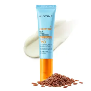 【NEW】【MISTINE Official】UV Repair Face Serum SPF50 (OTC) | Skincare-First + Sun Protection | Lightweight | Helps Improve Fine Lines | Red Rice + Centella | Soothes, Hydrates & Strengthens Skin Barrier | Sensitive Skin Friendly | #SummerVibes