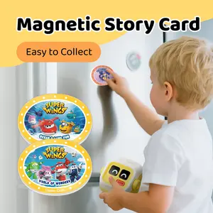 Easy Play, Anywhere – Simply place a story craft into the seedpace interactive player to start. Adjust volume & chapters with knobs or enjoy app-based control. preschool boy