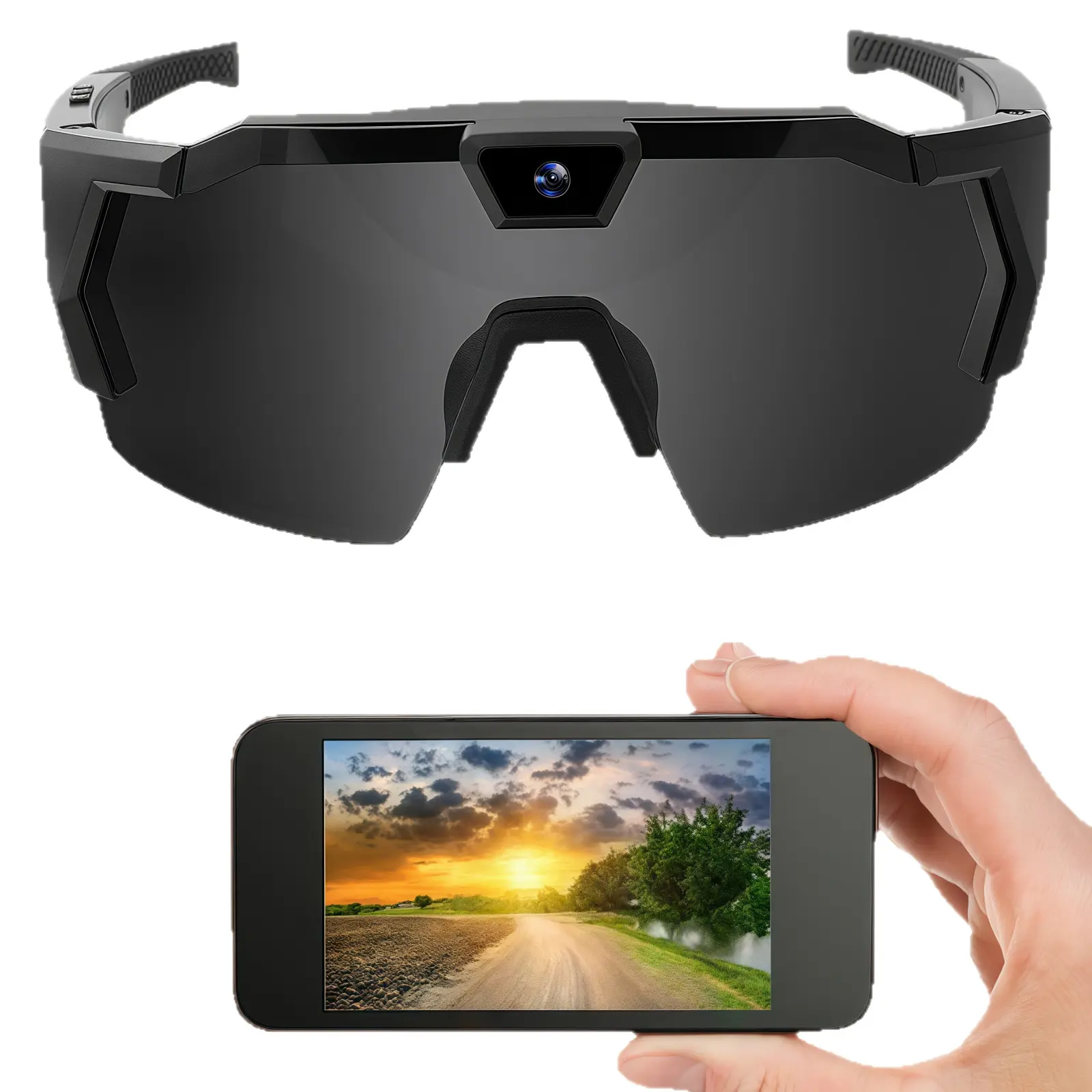 AI smart sunglasses, outdoor sports recorder, High-definition sports camera glasses 1080P, Automatic Camera Memory Wearable, new shooting sunglasses, camera, DV sports recording, taking 12.0MP Photos and videos, smart outdoor cycling recorder