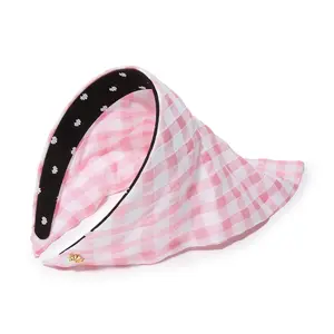 BUBBLEGUM JACKIE VINTAGE CHECK HANDKERCHIEF HEADBAND
