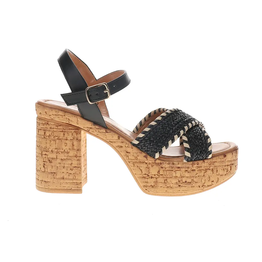 Seychelles Womens Bravo Platform Casual Sandals Casual High Heel 3" & Up - Black