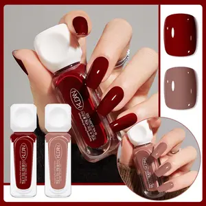 2pcs Quick Dry Water-Based Peel Off Nail Polish Set, New Trendy High Saturation Nail Polish 2 Color Set, Quick Dry Peelable Colorful Chrome Nail Art Varnish, DIY Nail Manicure No Need UV Lamp, Nail Care