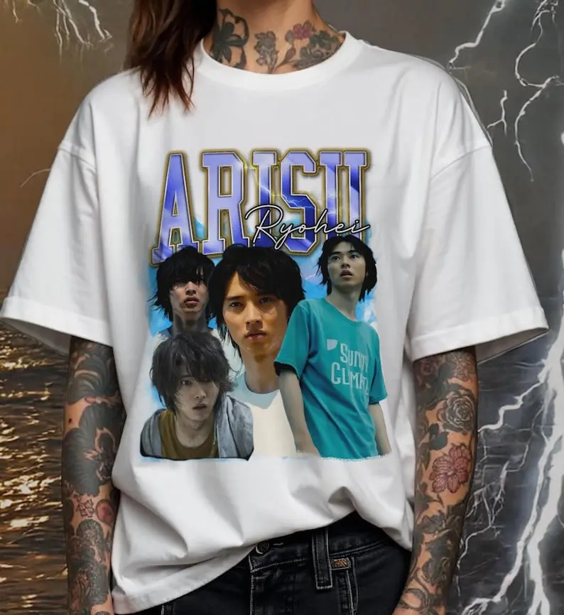 Arisu Ryohei Alice in Borderland Graphic Tee ,Anime Fans,Unisex Otaku Streetwear for Netflix,Cool T-Shirt Gift