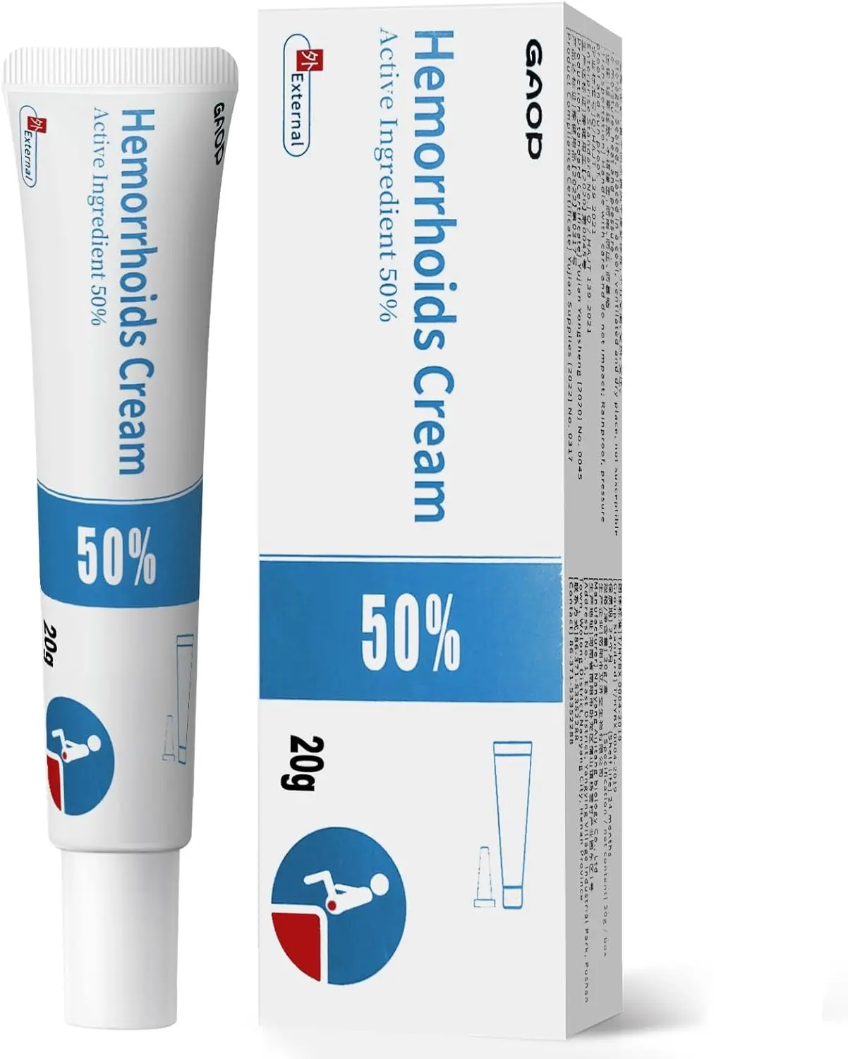 Hemorrhoid Relief Cream, Herbal Fissure Treatment Ointment - Fast-Acting Pain Reliever for Burning & Itching, Non-Irritating for Men and Women, Non-Irritating Body Lotions & Creams, Herbal Care Body Lotions & Creams