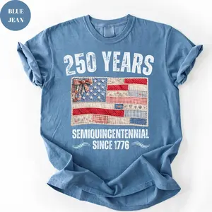 USA 250 Years Shirt, Vintage Patchwork Flag Tee, 1776 Semi Quincentennial Shirt, Retro 4th of July Shirt, Patriotic Gift Idea, American History Shirt #Birthday #America250 #gift #tshirt #vintage