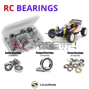 RCScrewZ Rubber Shielded Bearing Kit tam210r for Tamiya Bigwig 1/10 (#47330) RC Car | RCX