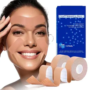 2 Rolls Multi Functional Facial Tape, Elasticity Lift and Anti Wrinkle,Long Term Prevention of Forehead, Mouth, Crow's Feet, Smile Line, Nose and Neck Wrinkle