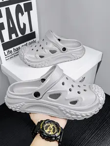 New Style Tire Bottom Design Hole Shoes Men's Summer Versatile Wrap Up Slippers Sports Beach Sandals