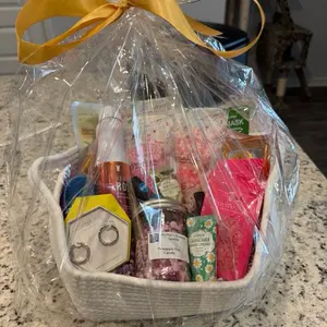 Pink Zebra Mother’s Day Gift Basket with Assorted Treats and Accessories Better than Flowers Perfect for Celebrations