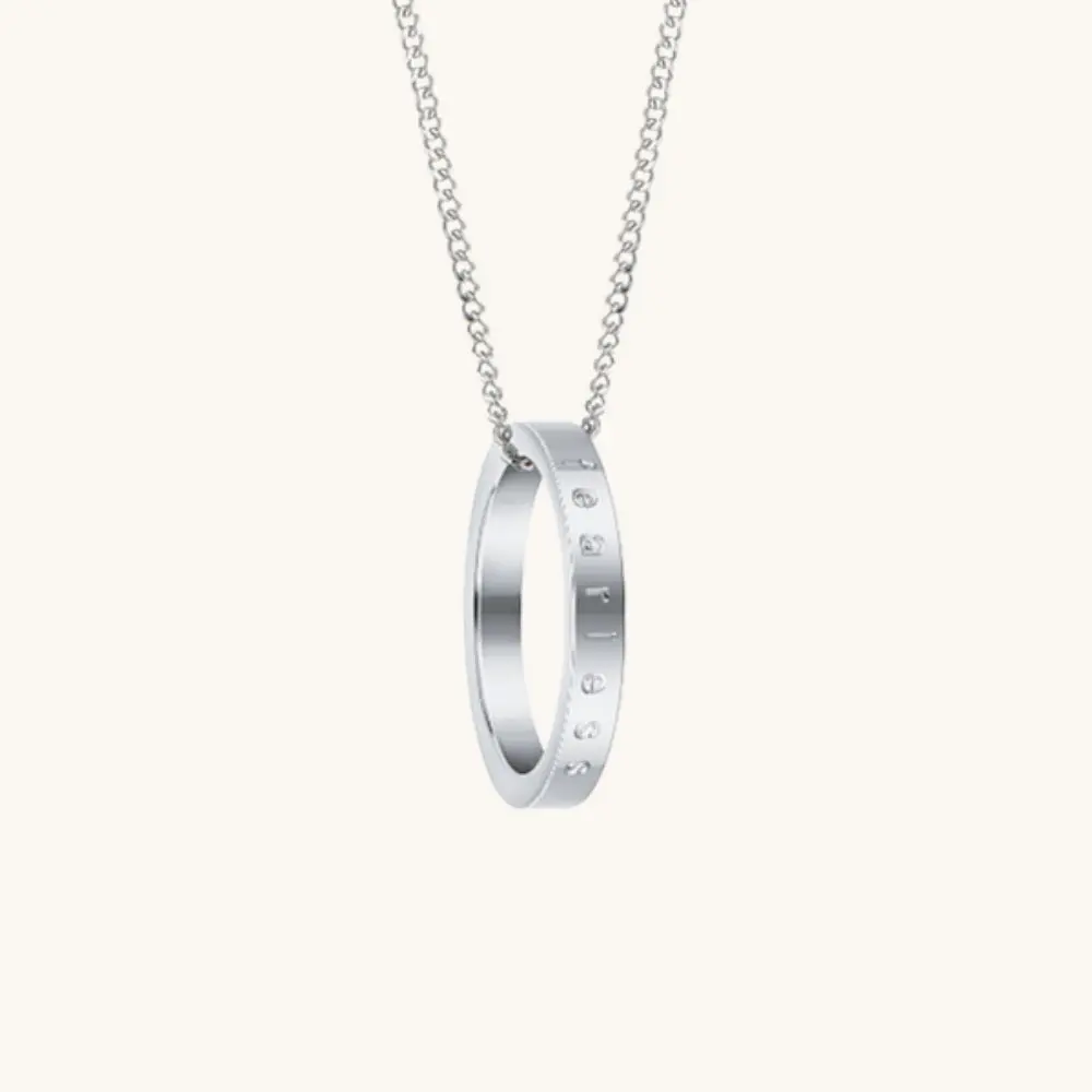 Fearless (shiny) - Mantra motivational band ring