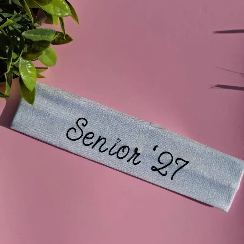 Trendy Senior 2027 Merch Headbands Hairband Headbands Attached