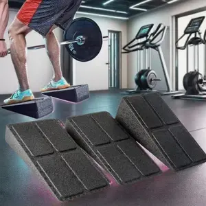 Adjustable Squat Wedge Block Set, Non-Slip Design for Home Gym Use, Ideal for Leg Stretches, Squats & Deadlifts, No Batteries Needed