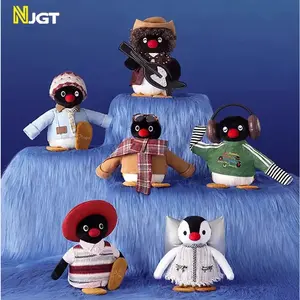 1313. Pingu 45th Anniversary Vintage OOTD Series Plush Blind Box