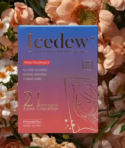 Refreshing men's antiperspirant, whole body antiperspirant deodorant, pure natural Chinese medicine ingredients ICEDEW special supply