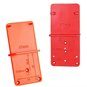 Hinge Hole Drilling Guide Positioning Mark Template, 26/35/40mm Hing Installation Jig, Door Cabinet Hinge Hole Locator, Woodworking Tool