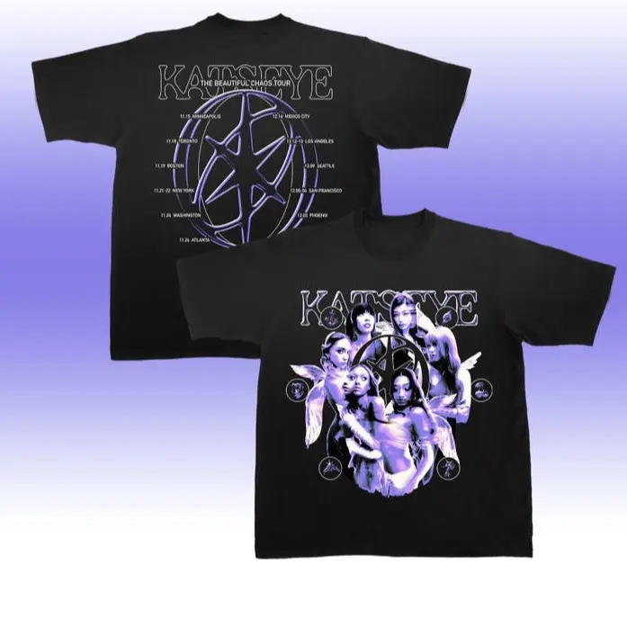 Vintage Tour Katseye Shirt - Unisex Heavy Cotton Tee
