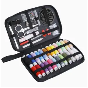 Sewing Kit for Adults & Beginners, 1 Set Complete Emergency Sewing Supplies with Thread, Needles, Scissors, Thimble in Portable Case for Home, Travel, DIY