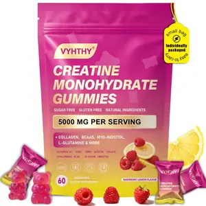 VYHTHY Creatine Monohydrate Gummies – Supports Energy, Cognitive Health & Post-Workout Muscle Recovery For Women
