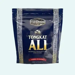 Vida Divina Tongkat Ali Performance Enhancing Coffee with Organic Reishi Spores - Ready to Drink, Non-Dairy Creamer, Organic Ingredients Traditional Beverage