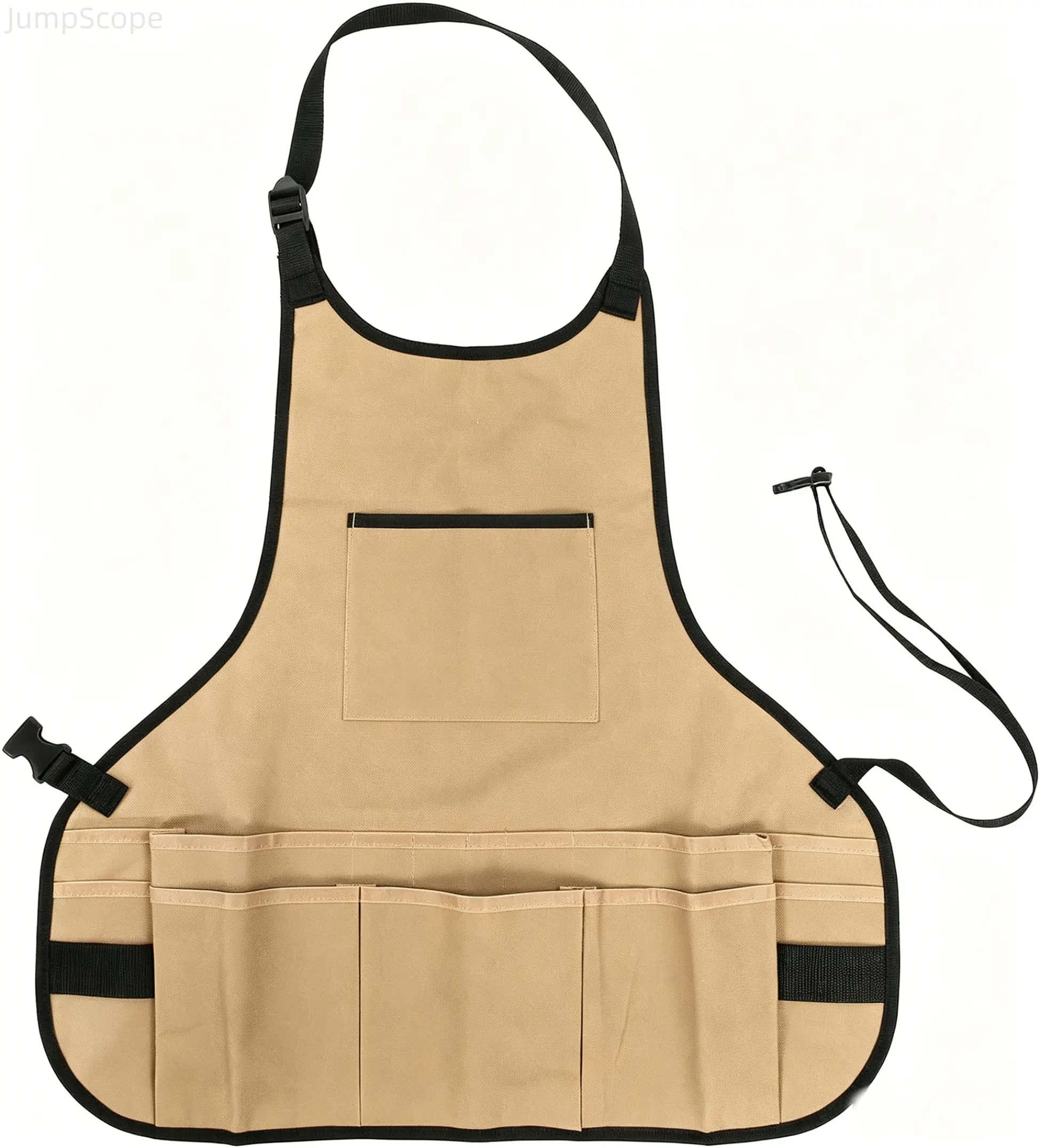 Heavy Duty Canvas Anti-Wear Pocket Work Apron - Multi-Pocket Utility Workwear with Adjustable Fit for Gardeners, Carpenters (Sports & Outdoor Leisure Equipment), Apron With Pockets