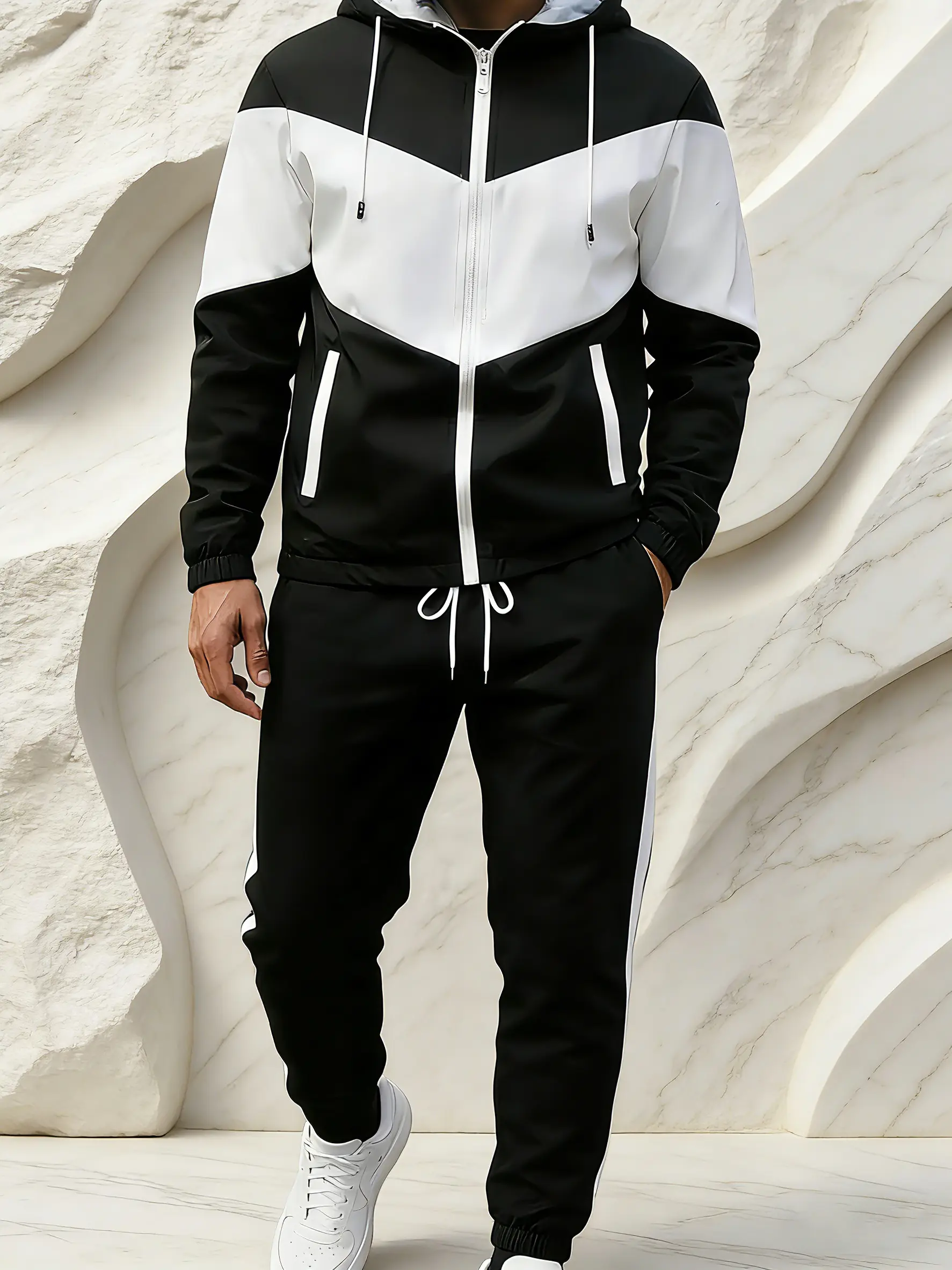 Zip hoodie and pants set - TikTok Shop