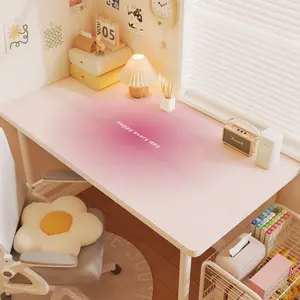 Dopamine Gradient Silicone Desk Pad, Eye-Protective Waterproof Writing Surface, Non-Slip Heat-Resistant Mat for Study, Work & Makeup Table