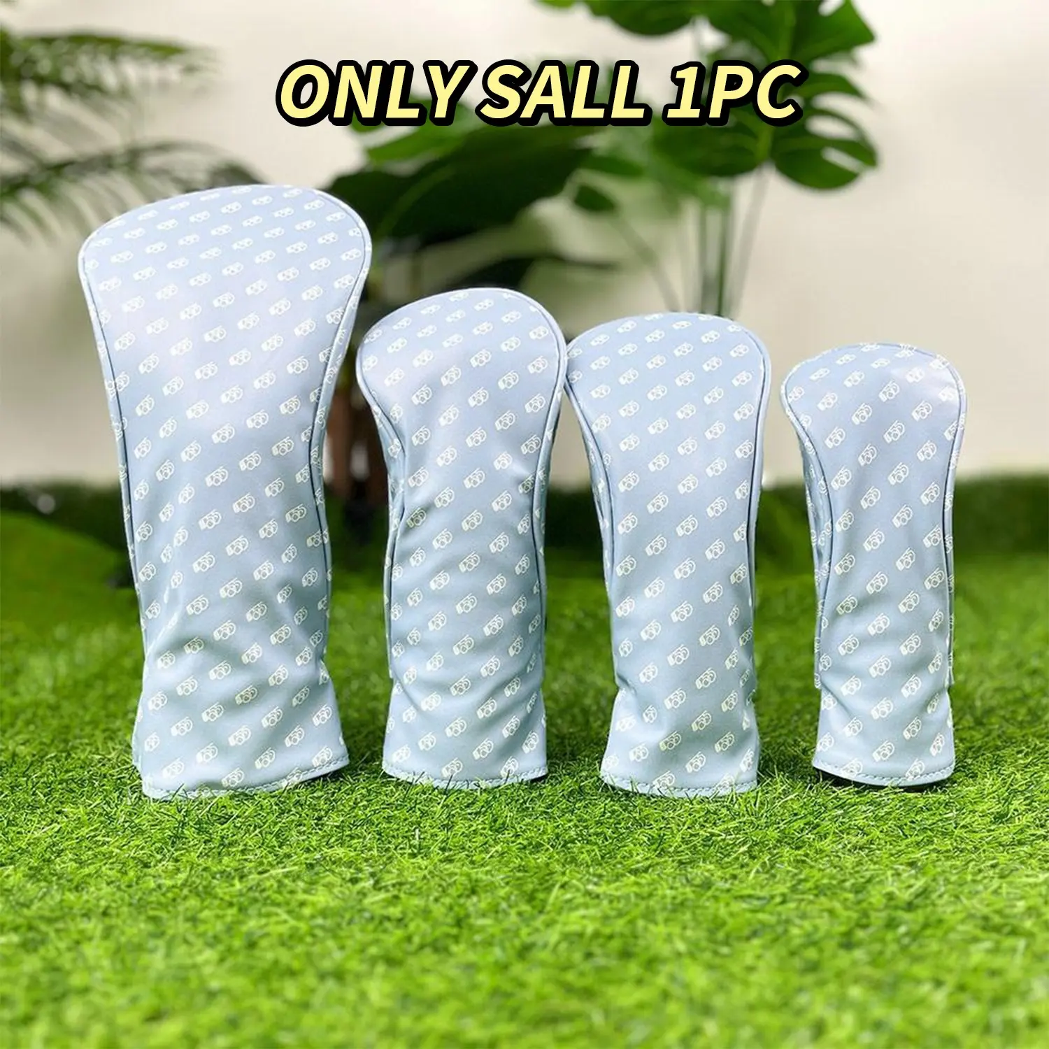 Golf Club Protective Head Covers, Drive PU Waterproof Material, Blue Utility Style, Perfect Gift for Golf Enthusiasts, Golf Accessories, Golf Gift Accessory