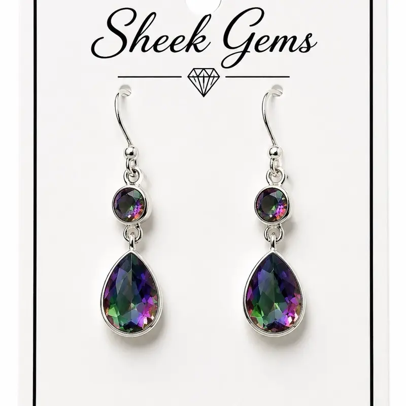 Mystic Topaz Earrings.