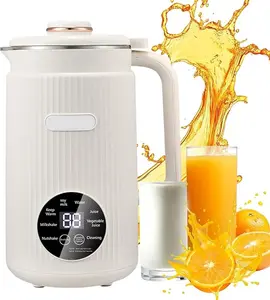 【2026】40oz 8-in-1 Multifunctional Automatic Nut Milk Machine & Coffee Maker,  Soy Milk Maker for Homemade Almond Delay Start, Keep Warm Boil Water, Stainless Steel
