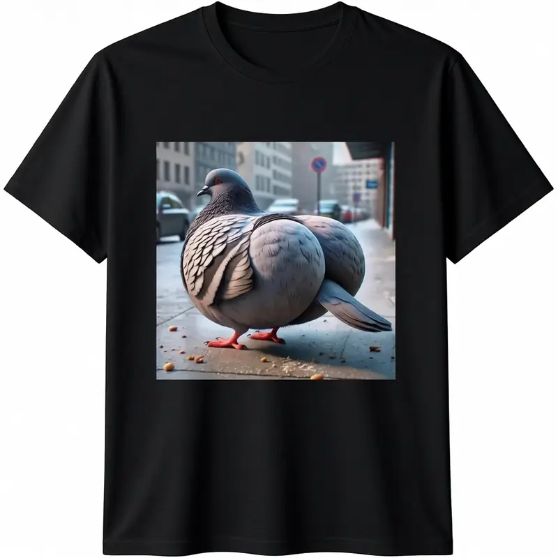 Men's Cotton Graphic T-Shirt, Short-Sleeve Streetwear Top with Funny Meme Print, Comfortable All Seasons Casual Tee for Daily Wear, Tshirt