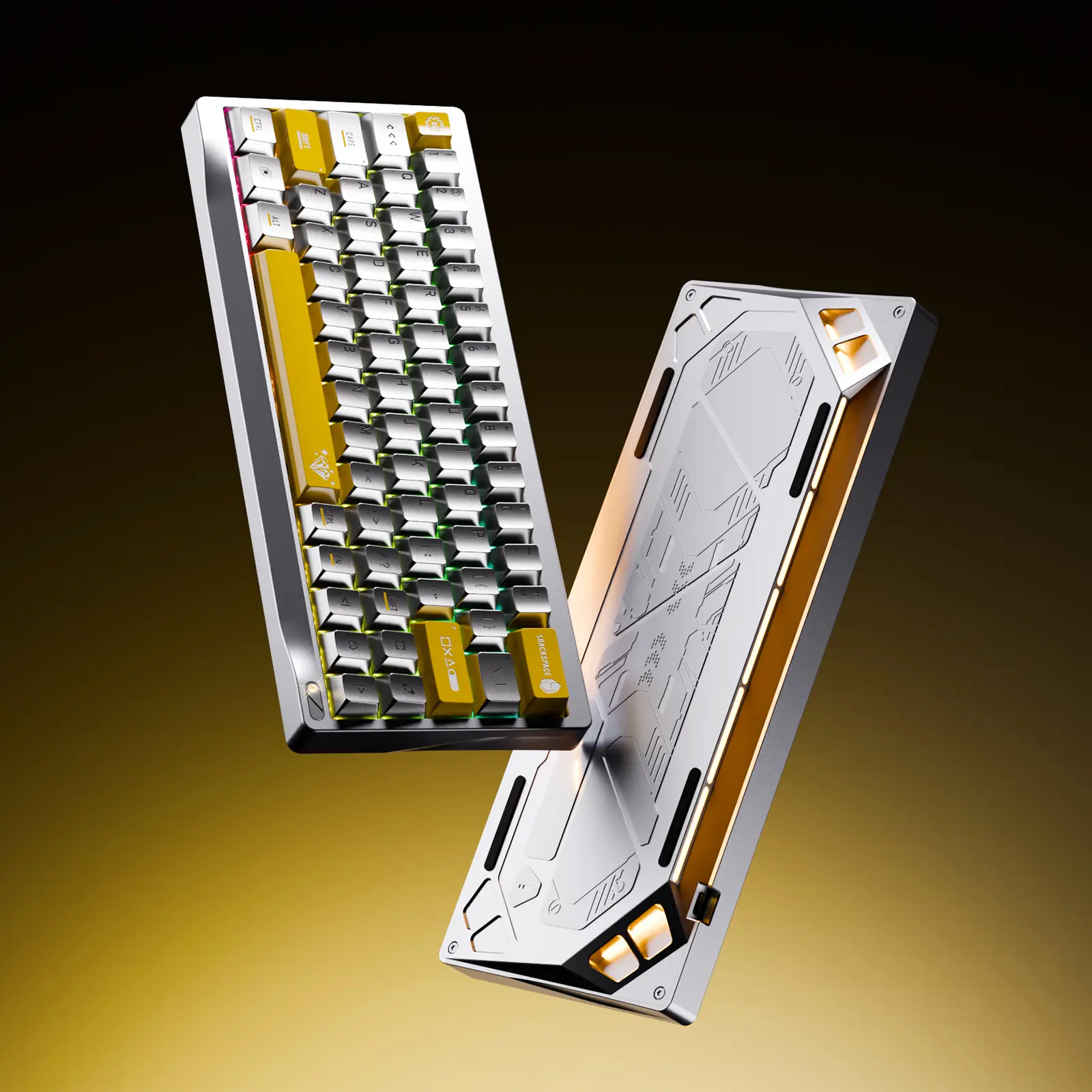 Chilkey SF60 HE -  Hall Effect Magnetic Switch Hot-swappable RGB Backlit Full-Aluminum Custom Aluminum Gaming Keyboard