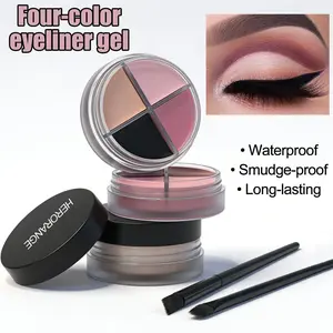 Long-Lasting Matte Eyeliner Gel, Waterproof Oilproof Sweatproof, Precision Define Eyes, Smooth Silk Texture, Enhance Eye Depth