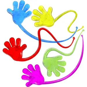 75-Pack Giraffe Sticky Hands, Slappy Small Toy for Kids - Easter Basket Stuffers, Goody Bag Party Favors, Easter Egg Fillers