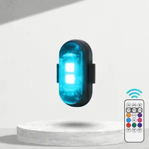 Rechargeable Remote Control Footwell Lights Flashlight, Multifunctional Car Led, 8 Colors 10 Custom Lighting Modes Interior Decorative Light Car Mods Upgrade Exterior UnderGlow Lamp for SUV Truck Holiday Party Decoration Gift Ideas