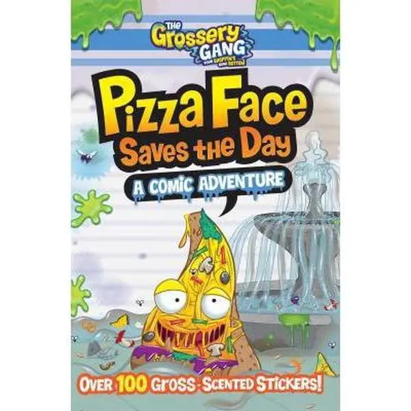 USED Book - The Grossery Gang: Pizza Face Saves the Day: A Comic Adventure by Buzzpop (Paperback) - english