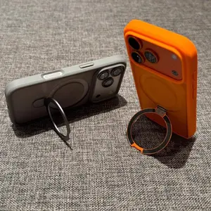 Phone Case: Premium Magnetic Stand Case with Lens Film, Compatible with Apple iPhone 17 Pro Max, 16, 15 PM, 14 Plus, 13, 12, 11. Features Skin-Friendly Feel, Frosted & Semi-Transparent Finish, Full Protection, Anti-Drop, Minimalist Design.