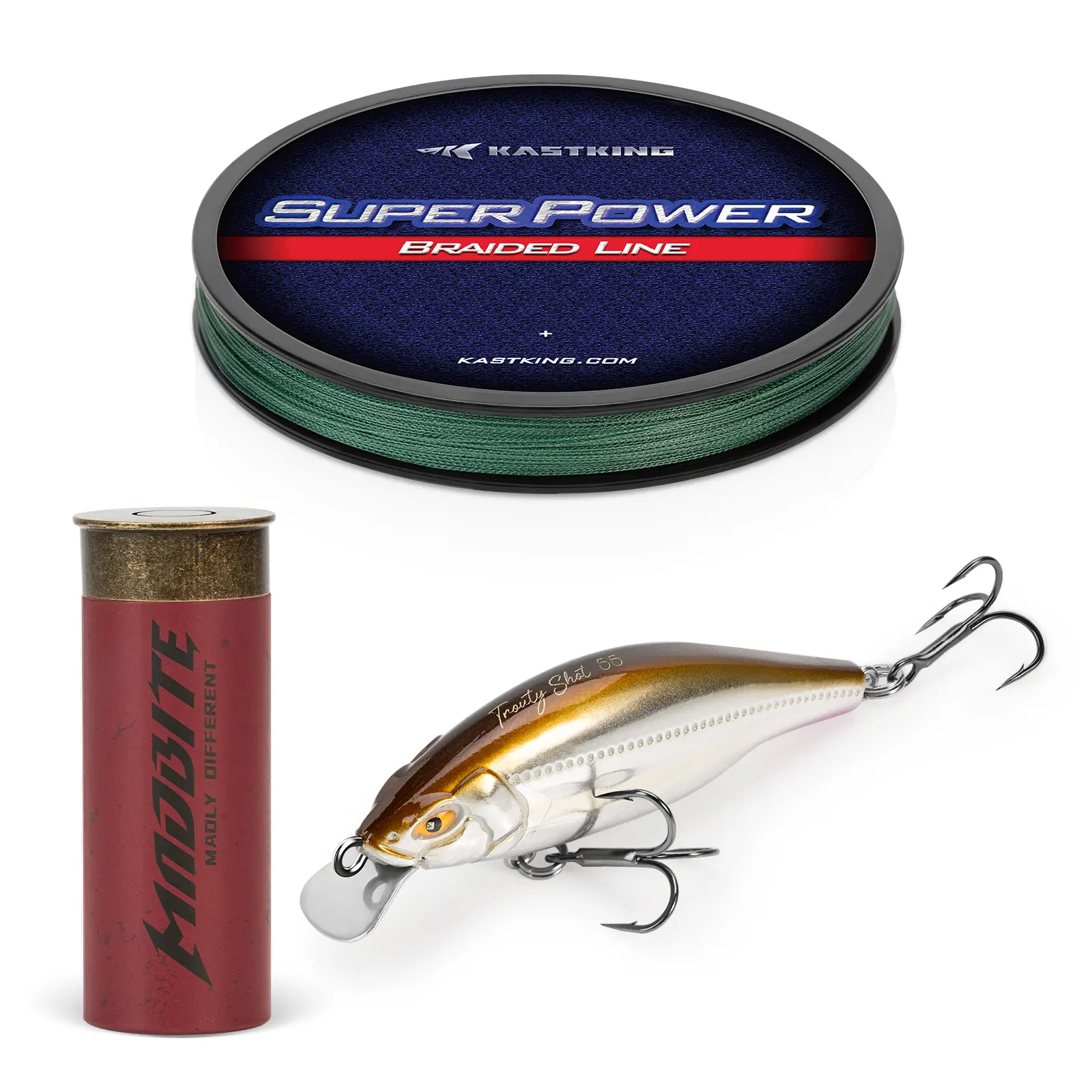 KastKing Superpower Braided Fishing Line and Lure Kit, 4X Braid Line with Hard & Soft Baits, Topwater, Jigs, Rigs&Jerkbaits, Complete Freshwater Fishing Gear Set for Bass,Trout & Walleye,Gift for Men,Summer Survivals ,dealsforyoudays summervi