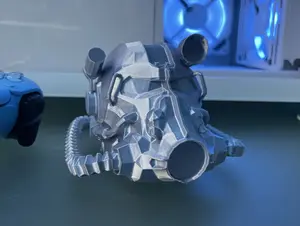 Fallout T60 Helmet Figurine - Fallout 4 Desk Decor - Game Room Decor