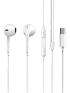 Case Haven Type-C In-Ear Wired Earphones,Clear Sound Comfort In-Ear Headset,Plug & Play for USB-C Devices,High Fidelity Sound Quality,USB-C Wired Headphones for Music & Calls