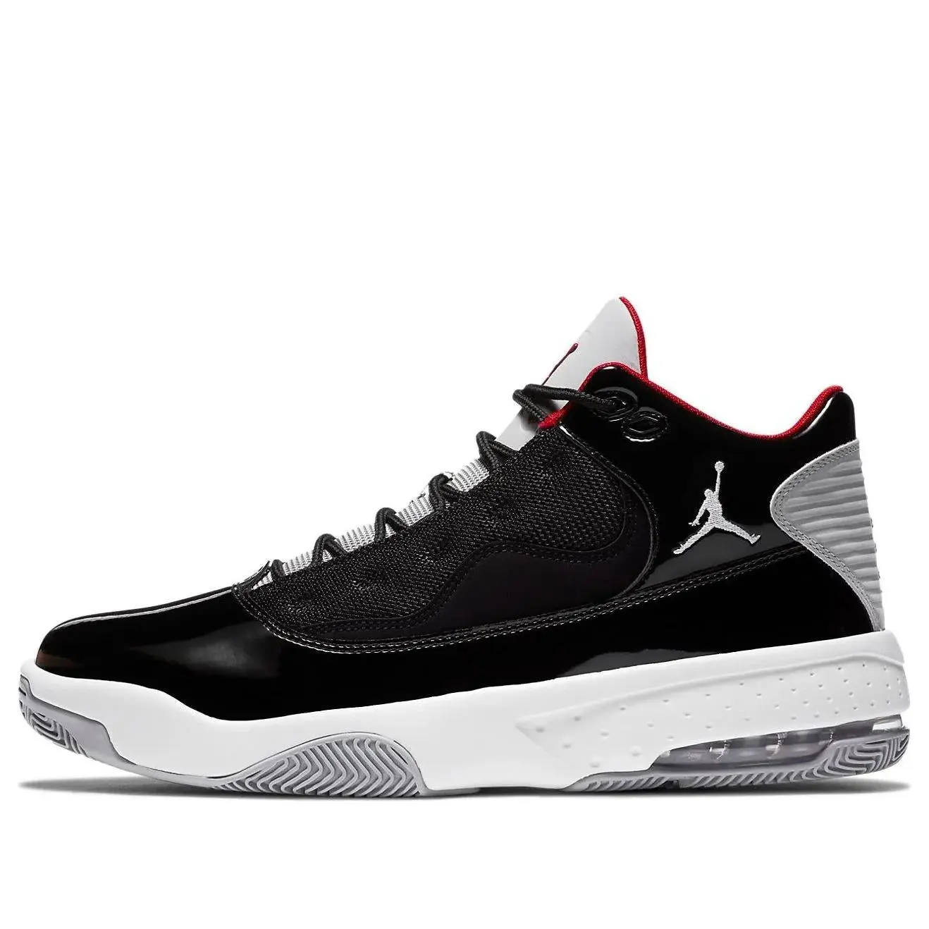 Jordan Max Aura 2  Black Cement Men's CK6636-006 New Sneakers (No Box Lid)