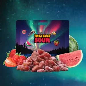 Final Boss Sour - Sour Watermelon Strawberries (Level 3) (1 or 4-Pack)