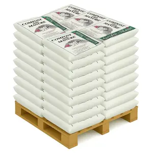 Michigan Peat Outdoor Lawn Garden Compost and Manure Blend, 40 lb Bag, 60 Pack