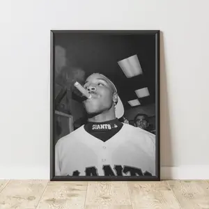 Vintage Baseball Poster, Baseball Print, Baseball Wall Art Poster